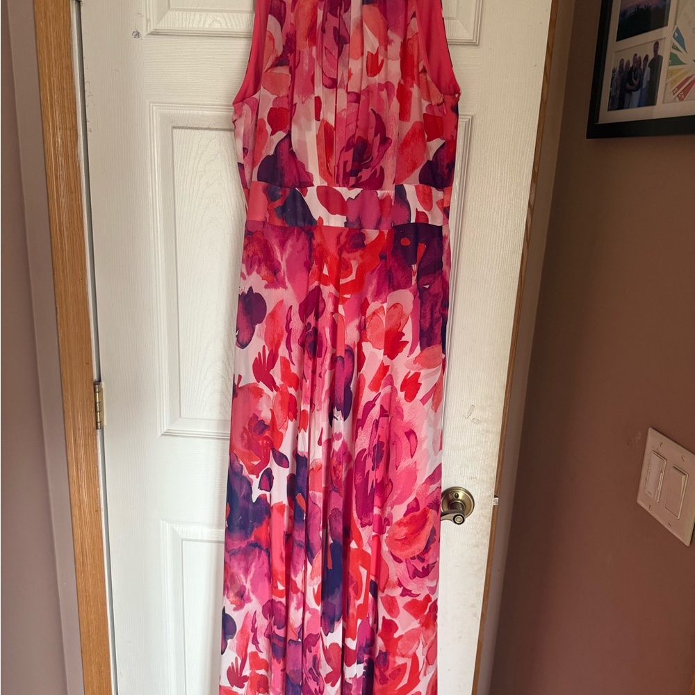 Eliza J Vibrant Floral Maxi Dress